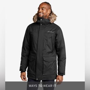 Brand New Eddie Bauer Superior Down Parka in Black